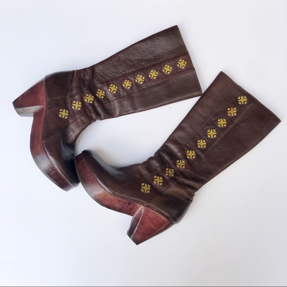 Caleen Cordero Brown Clog Boots EUC sz 10 - Picture 8 of 8